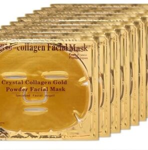 5PC-Crystal Collagen Gold Facial Mask Set